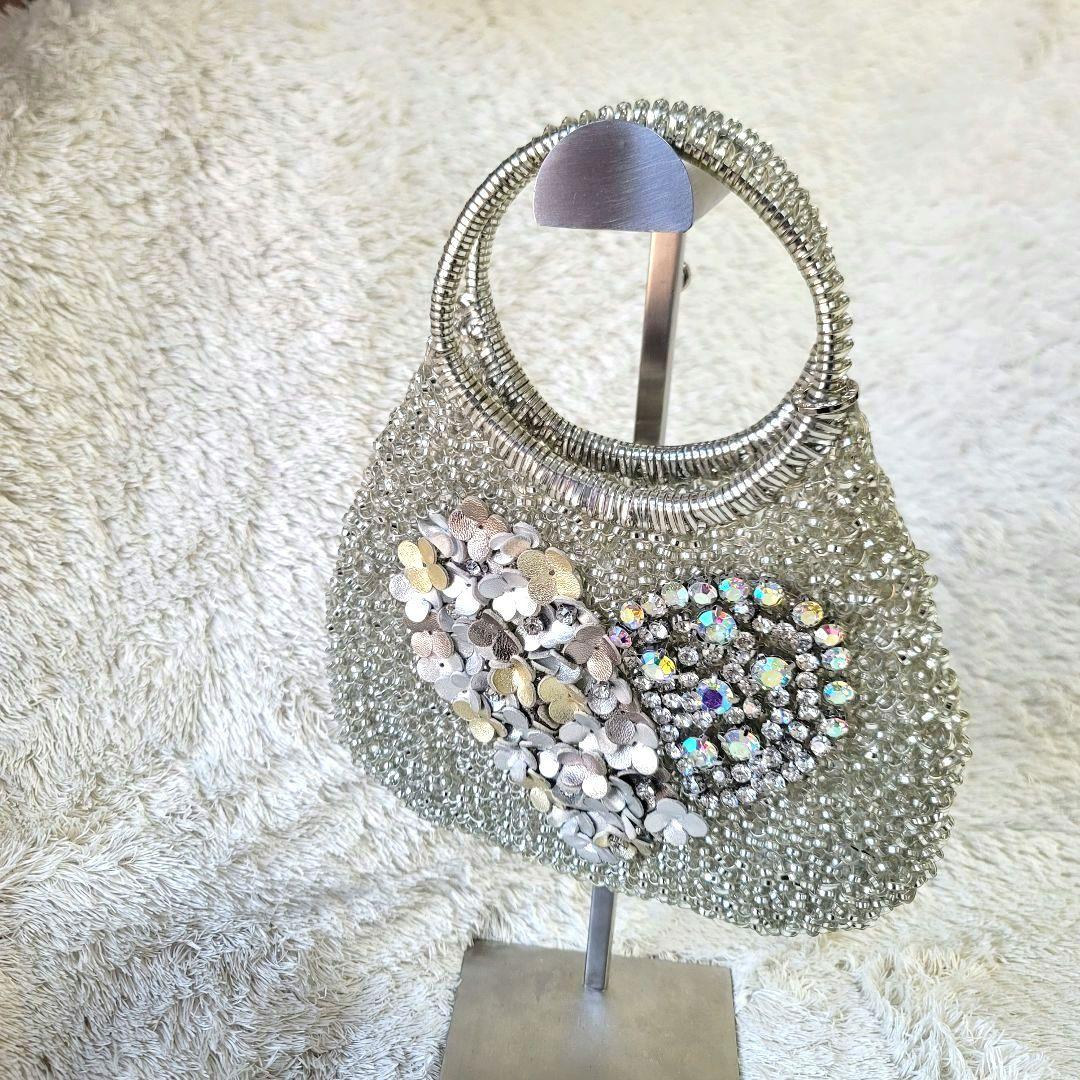 ANTEPRIMA アンテプリマ ワイヤーバッグ シルバー ビジュー ハート