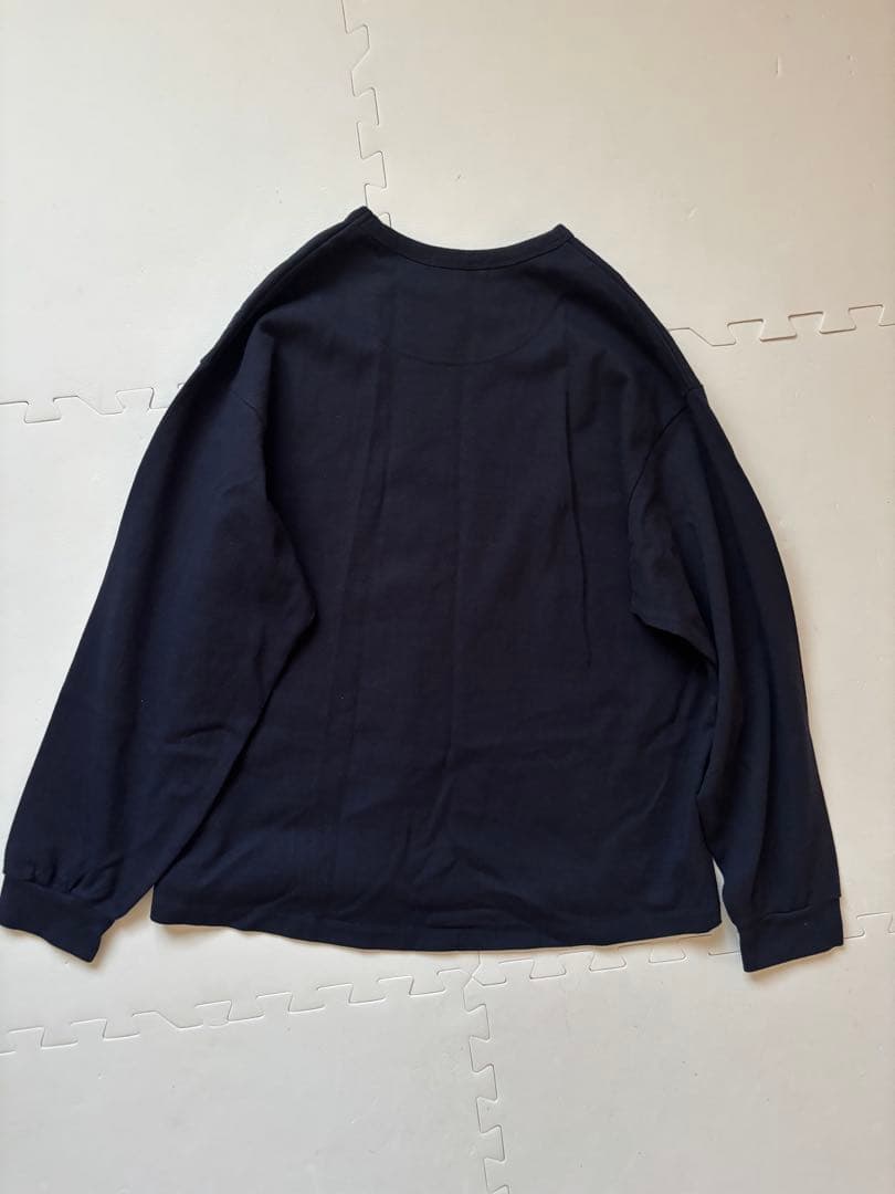 polyploid oversize longsleeve ネイビー