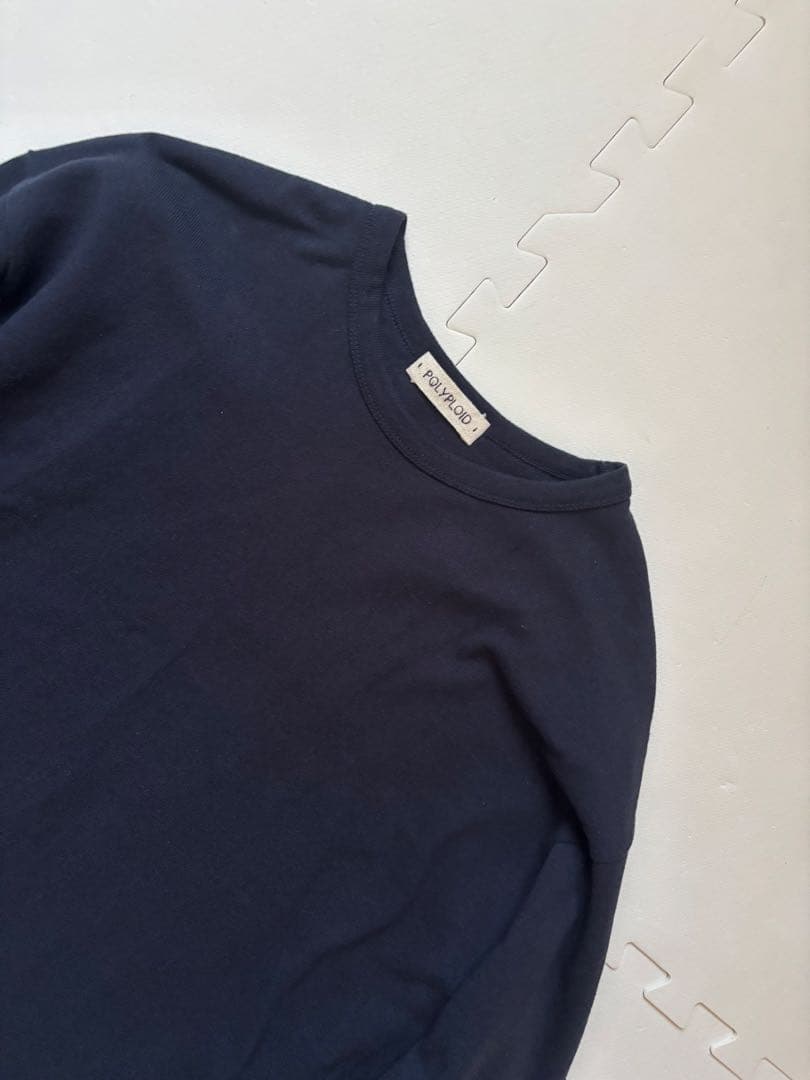 polyploid oversize longsleeve ネイビー