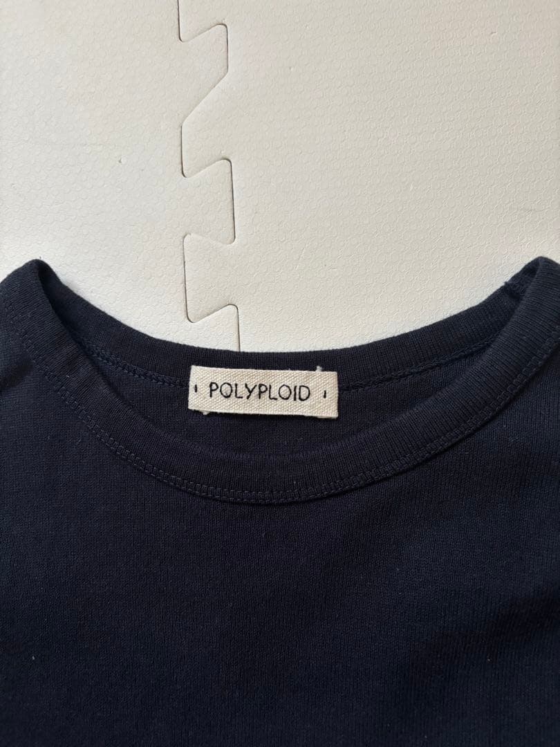 polyploid oversize longsleeve ネイビー