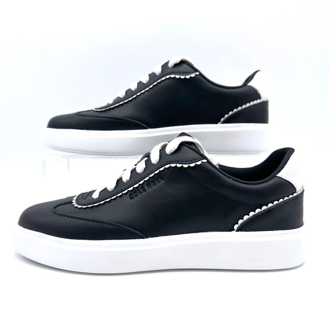 未使用✨コールハーン グランド クロスコート アロウ スニーカー 黒 23cm