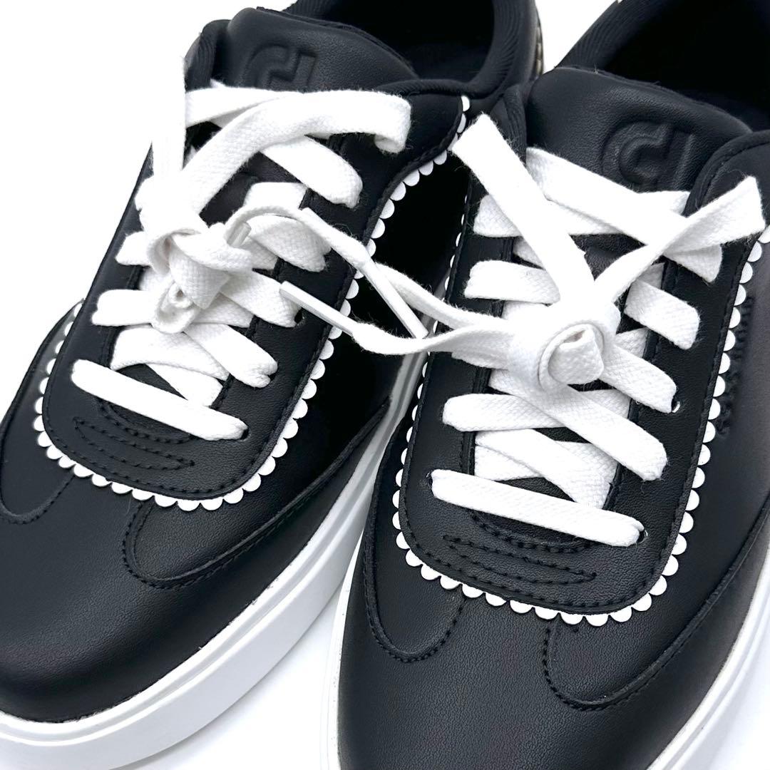 未使用✨コールハーン グランド クロスコート アロウ スニーカー 黒 23cm