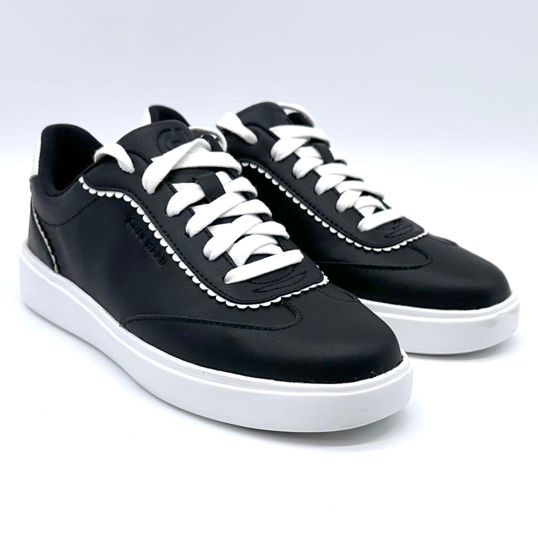 未使用✨コールハーン グランド クロスコート アロウ スニーカー 黒 23cm