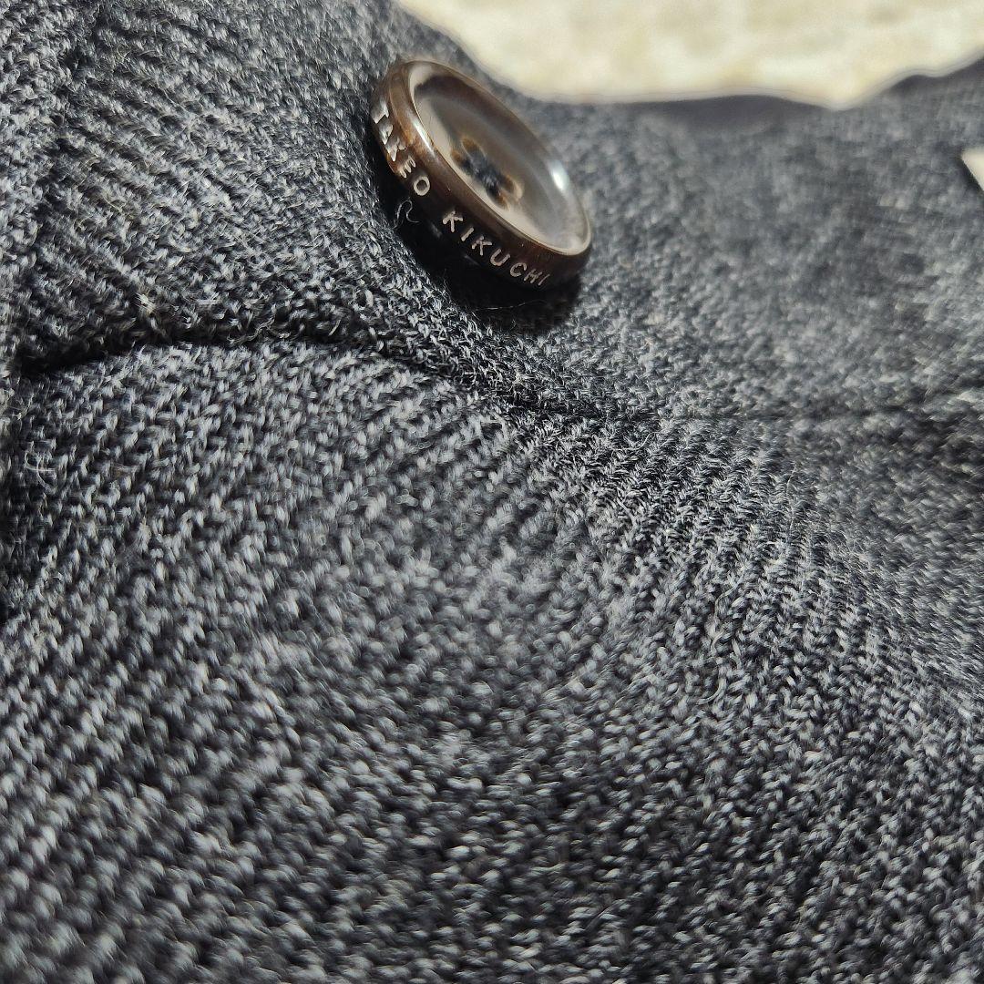 ✨タグ付き未使用✨ タケオキクチ ウールパンツ スラックス グレー M