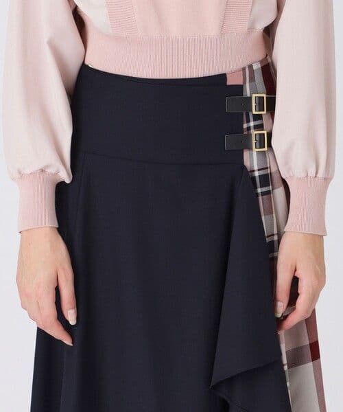 新品タグ付き！ブルーレーベルクレストブリッジ エアリーツイルスカート