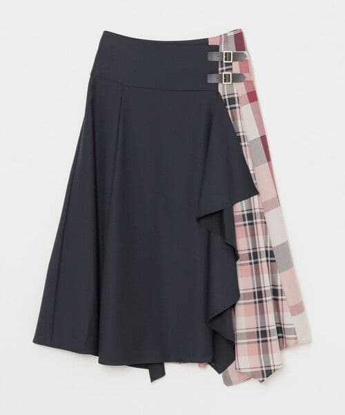 新品タグ付き！ブルーレーベルクレストブリッジ エアリーツイルスカート