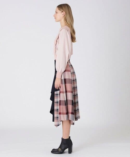 新品タグ付き！ブルーレーベルクレストブリッジ エアリーツイルスカート