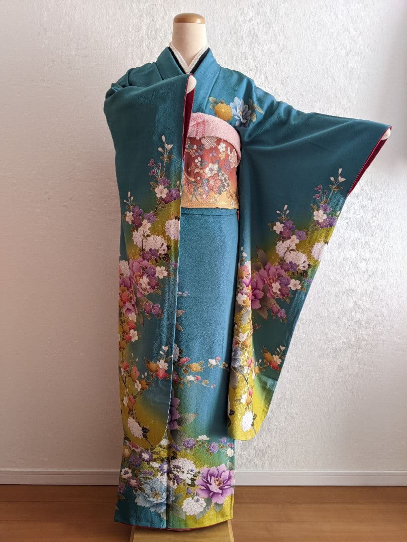 ✨【後藤久美子ブランド豪華お振袖フルセット 】リバーシブル袋帯・襦袢・小物付き