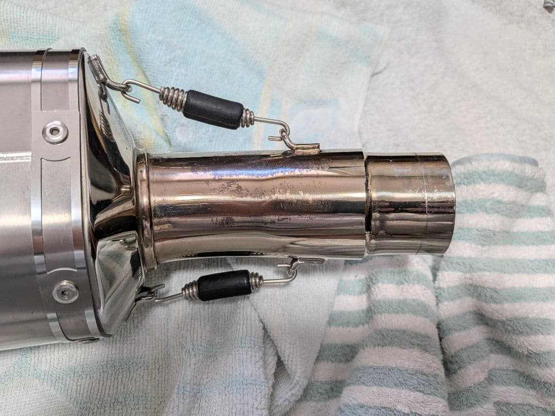 WR'S SS-OVAL スリップオンマフラー Ninja400 / Z400用