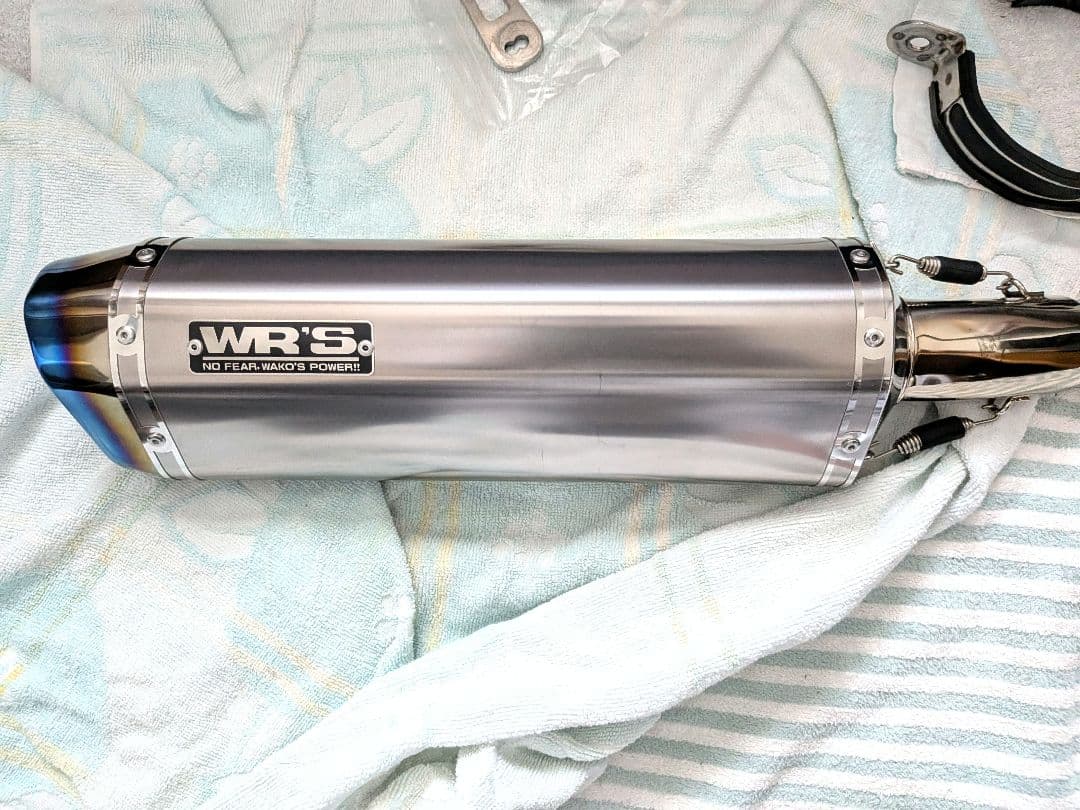 WR'S SS-OVAL スリップオンマフラー Ninja400 / Z400用