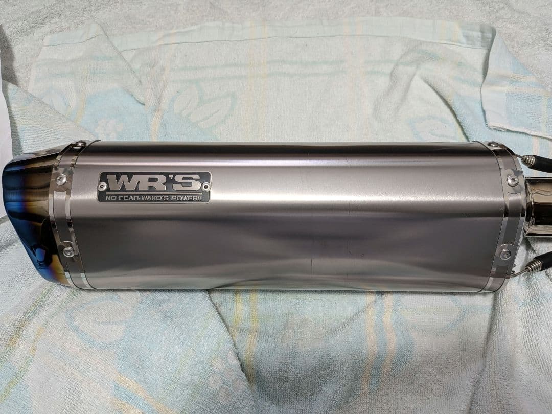 WR'S SS-OVAL スリップオンマフラー Ninja400 / Z400用