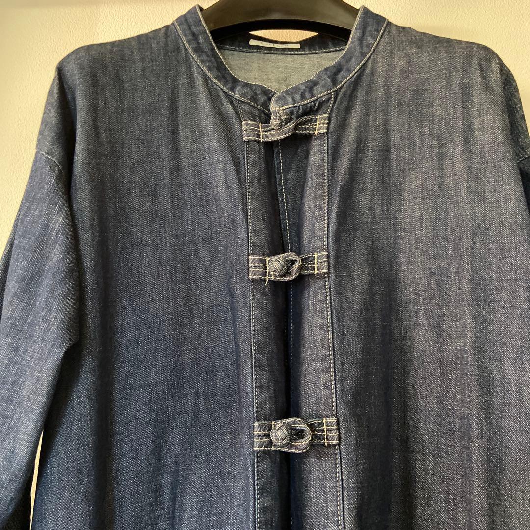 センソユニコ ルクルカ　デニム 長袖シャツワンピース