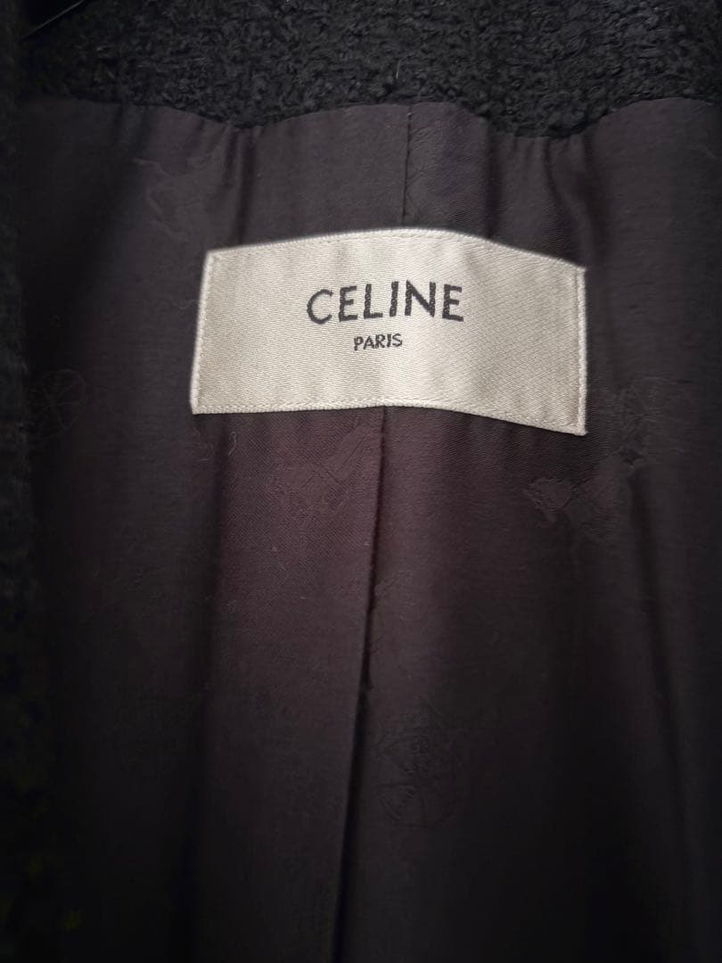 セリーヌ　シャスール　ジャケット　ブラック　36 美品