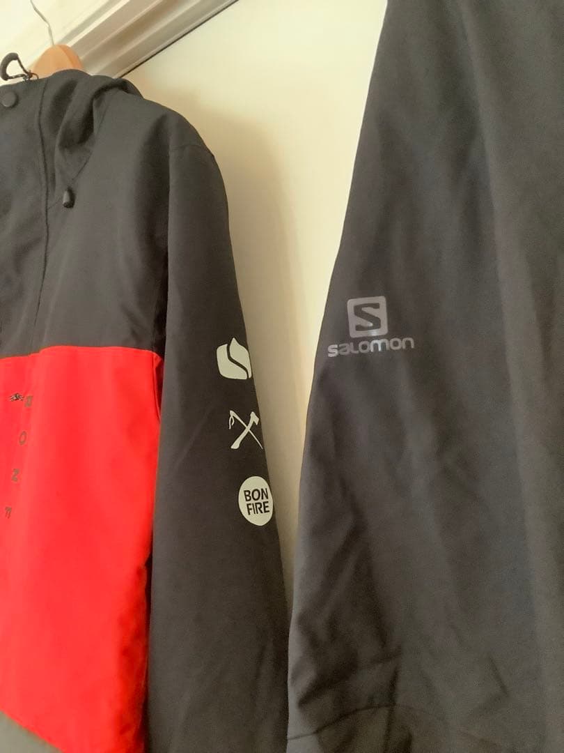 サ*ド様 Bonfire/Salomon スノボ スキーウェア 上下セット Sサ