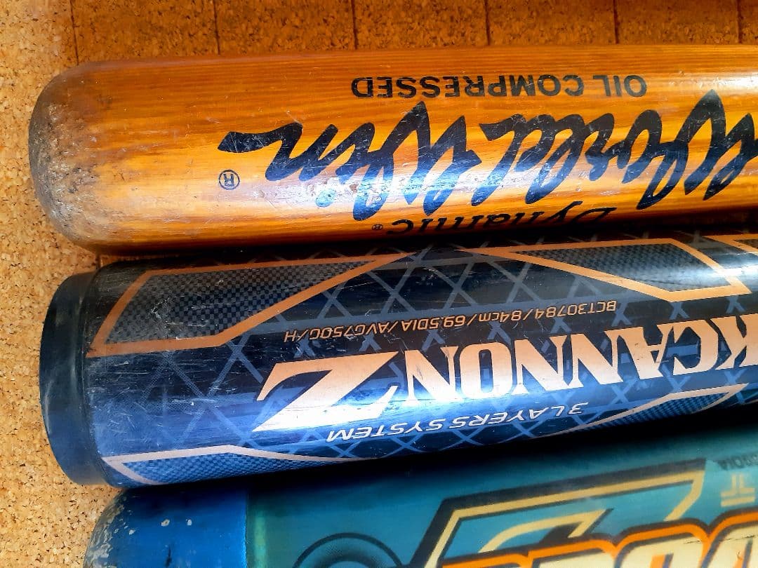 野球バット４本セット♪ ブラックキャノンZ他 ZETT イグニオ ミズノ 軟式