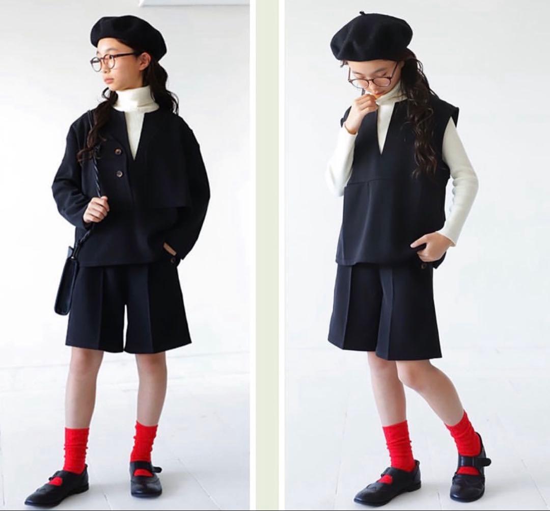 antiqua フォーマル　3点セット　セットアップ　卒業式　入学式