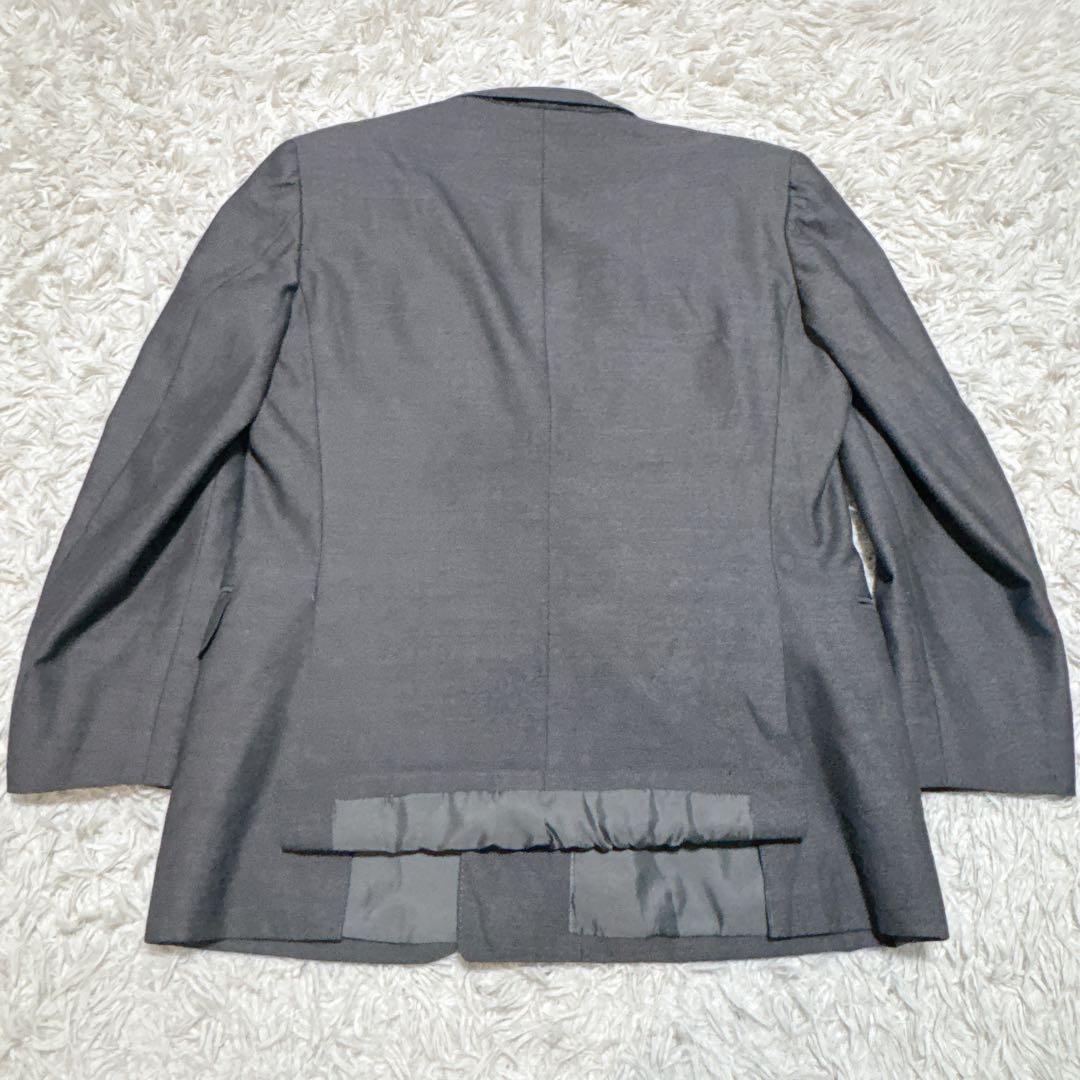 Burberrys ダブルスーツ L AB6 グレーモヘア混 ホースボタン