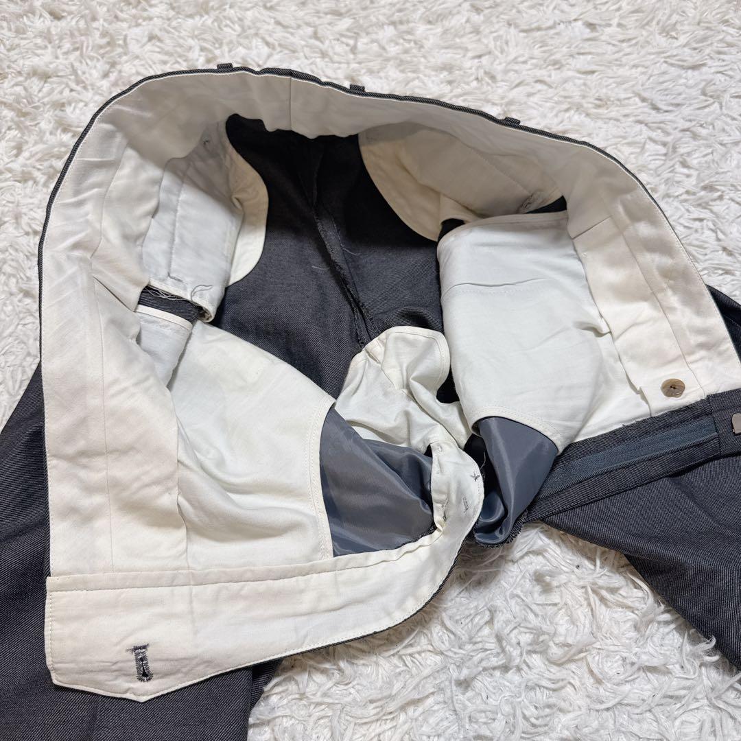 Burberrys ダブルスーツ L AB6 グレーモヘア混 ホースボタン