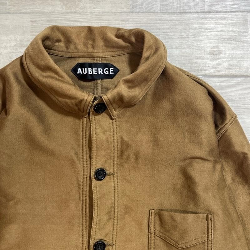 オーベルジュ/シャルボン ディープ/モールスキン/フレンチワークジャケット