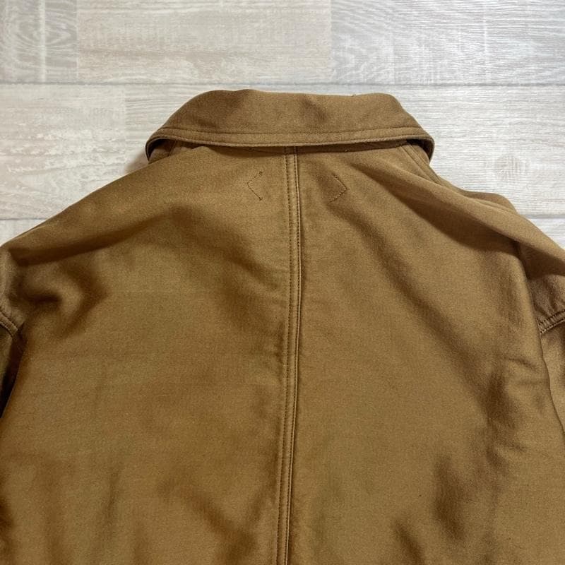 オーベルジュ/シャルボン ディープ/モールスキン/フレンチワークジャケット