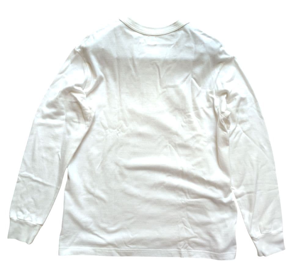 【Ron herman】24AW ハイゲージヘンリーネック長袖シャツ　ホワイト