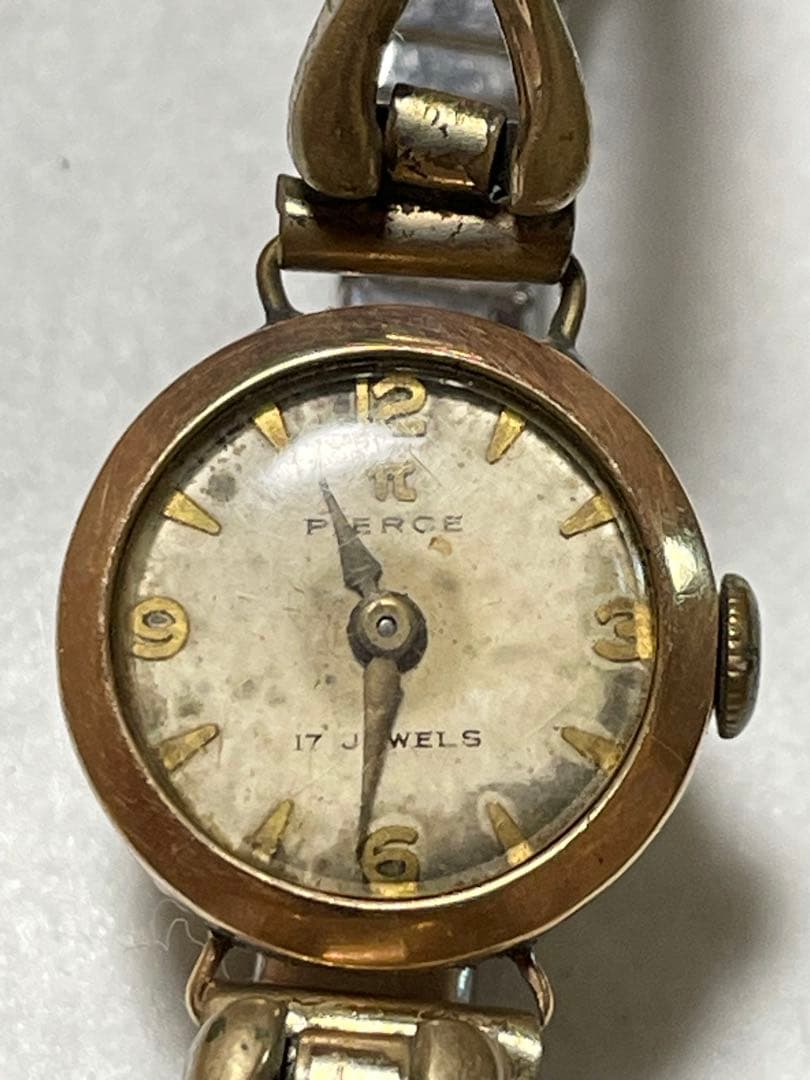 18金レディース腕時計×2点まとめて GENERAL・PIERCE 中古品