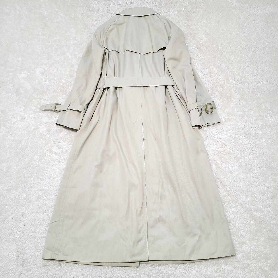 【人気】　バーバリー　トレンチコート　ノバチェック　ロング　ベルト　シングル