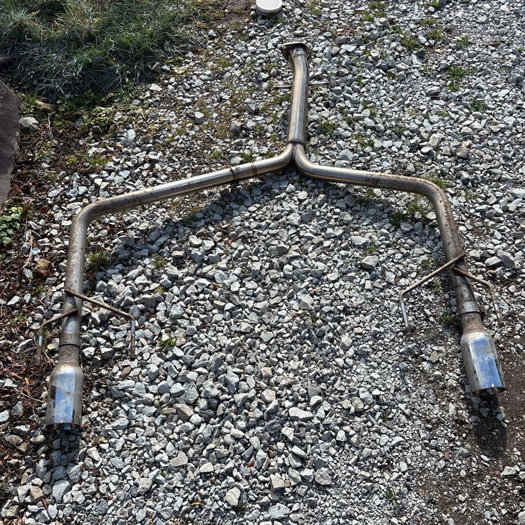 マークX リアピース ストレートマフラーxさん専用