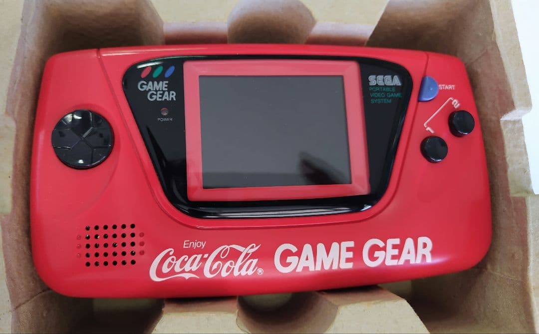 【電池付】コカ・コーラキッド　ゲームギア　箱、説明書完備　平成初期レトロ