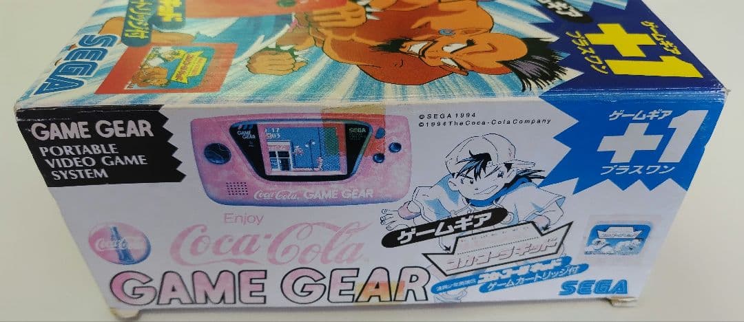 【電池付】コカ・コーラキッド　ゲームギア　箱、説明書完備　平成初期レトロ