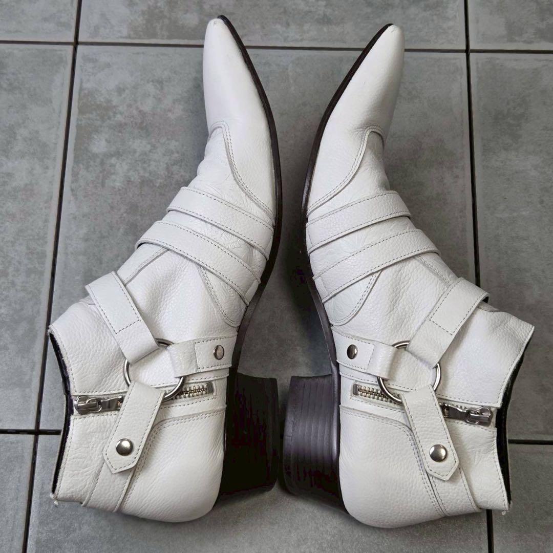 希少 TORNADO MART トリプルベルテッド ハーフブーツ