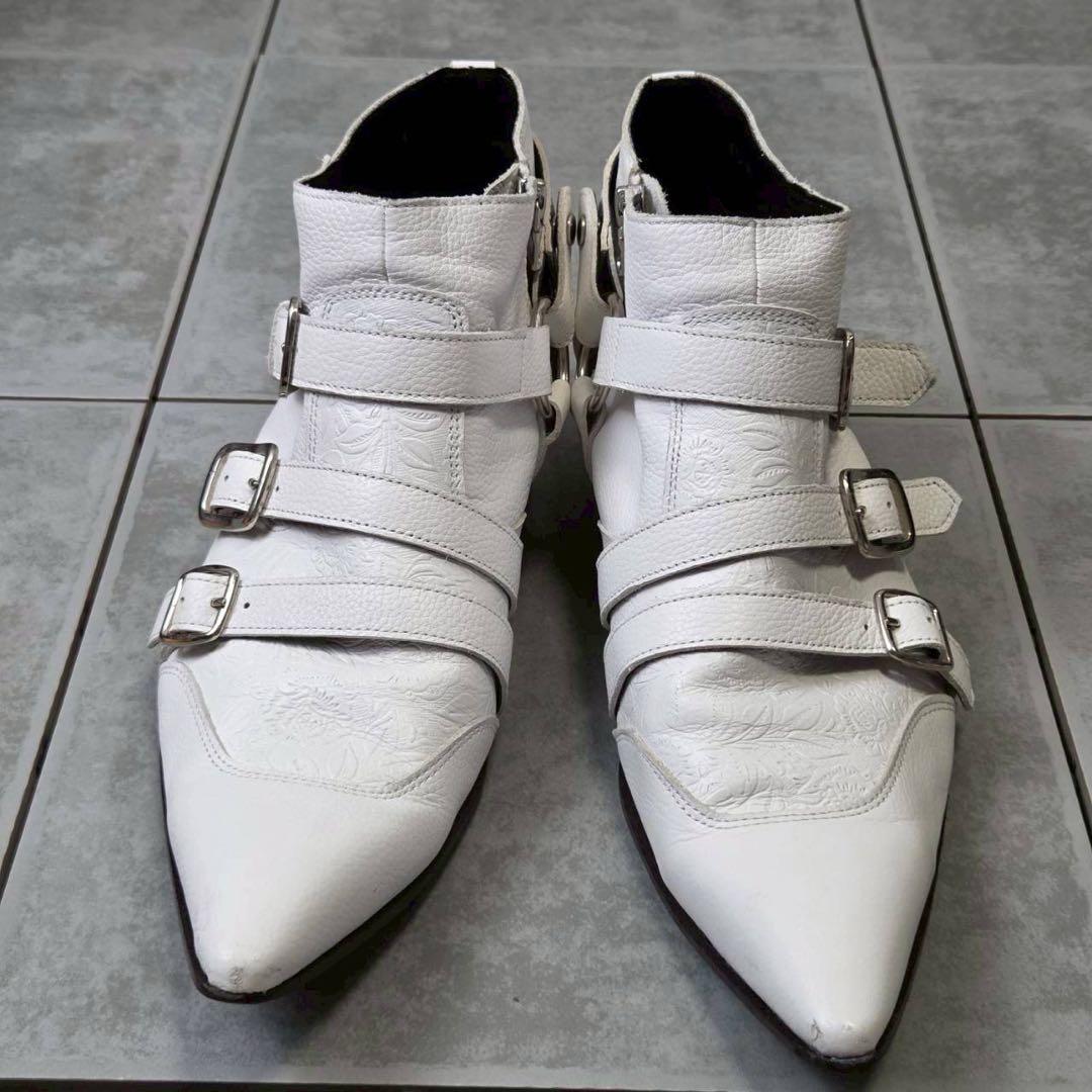 希少 TORNADO MART トリプルベルテッド ハーフブーツ