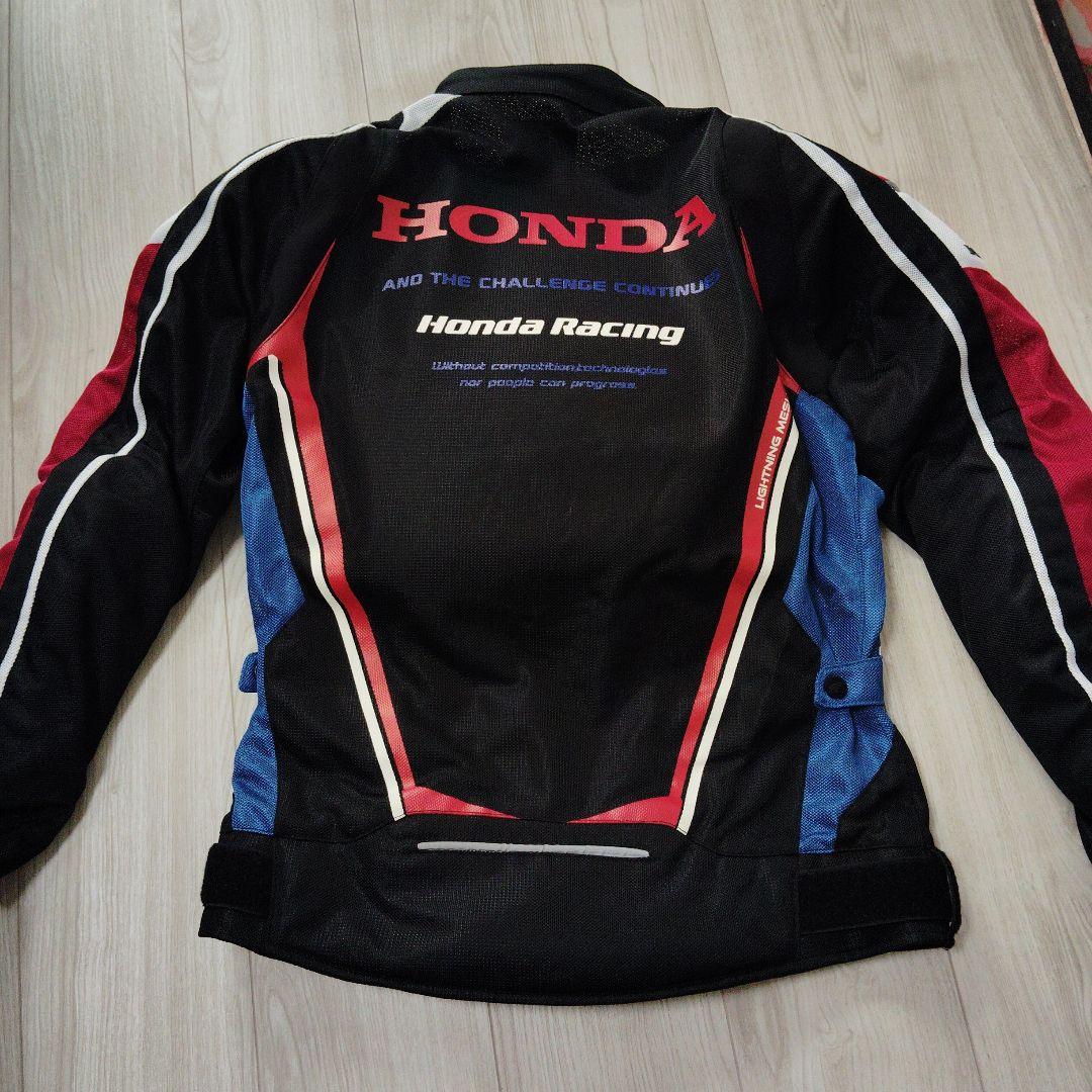 HRC Honda Racingジャケット ブルー/レッドL 胸部プロテクター付