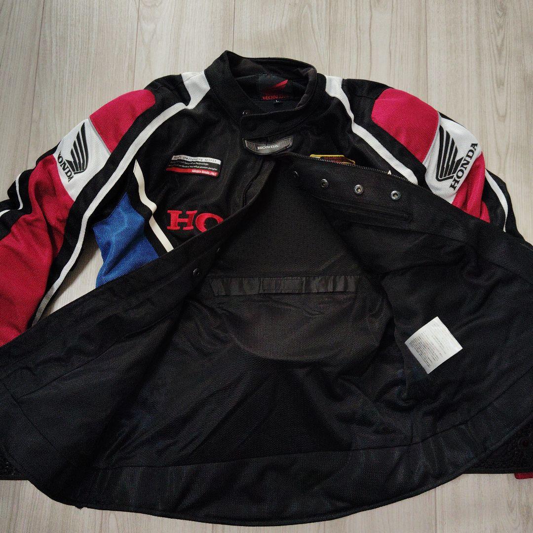 HRC Honda Racingジャケット ブルー/レッドL 胸部プロテクター付