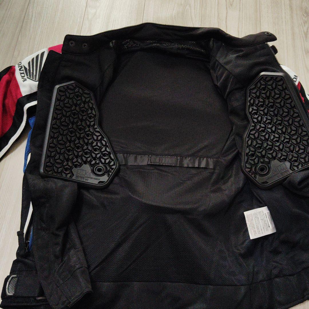 HRC Honda Racingジャケット ブルー/レッドL 胸部プロテクター付