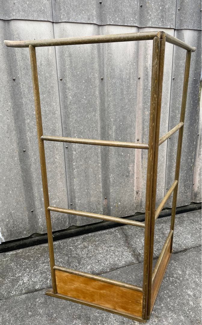 稀少/古道具/当時物/無垢材/木製/衣紋掛け/衣桁/着物掛け/26