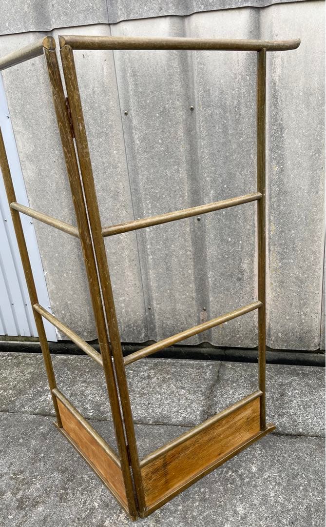 稀少/古道具/当時物/無垢材/木製/衣紋掛け/衣桁/着物掛け/26