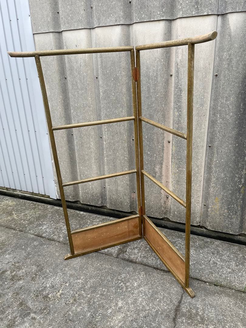 稀少/古道具/当時物/無垢材/木製/衣紋掛け/衣桁/着物掛け/26