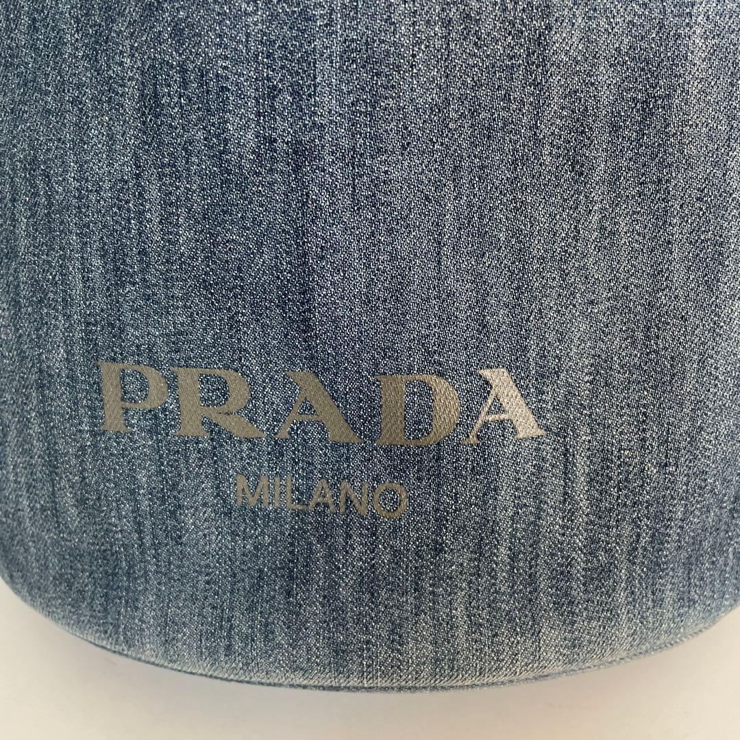 プラダ　デニム　トートバッグ