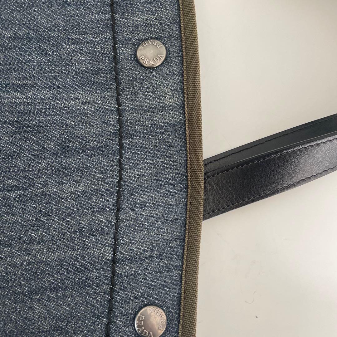 プラダ　デニム　トートバッグ