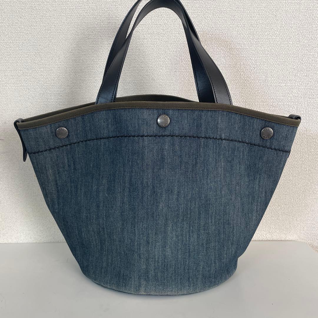 プラダ　デニム　トートバッグ