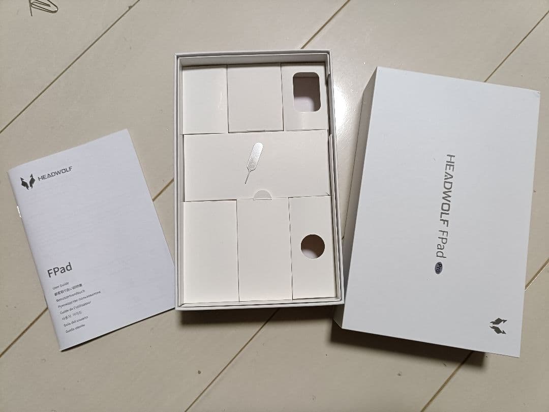 ジャンク扱い　Headwolf FPad7 Pro　未使用ケース＆画面保護ガラス