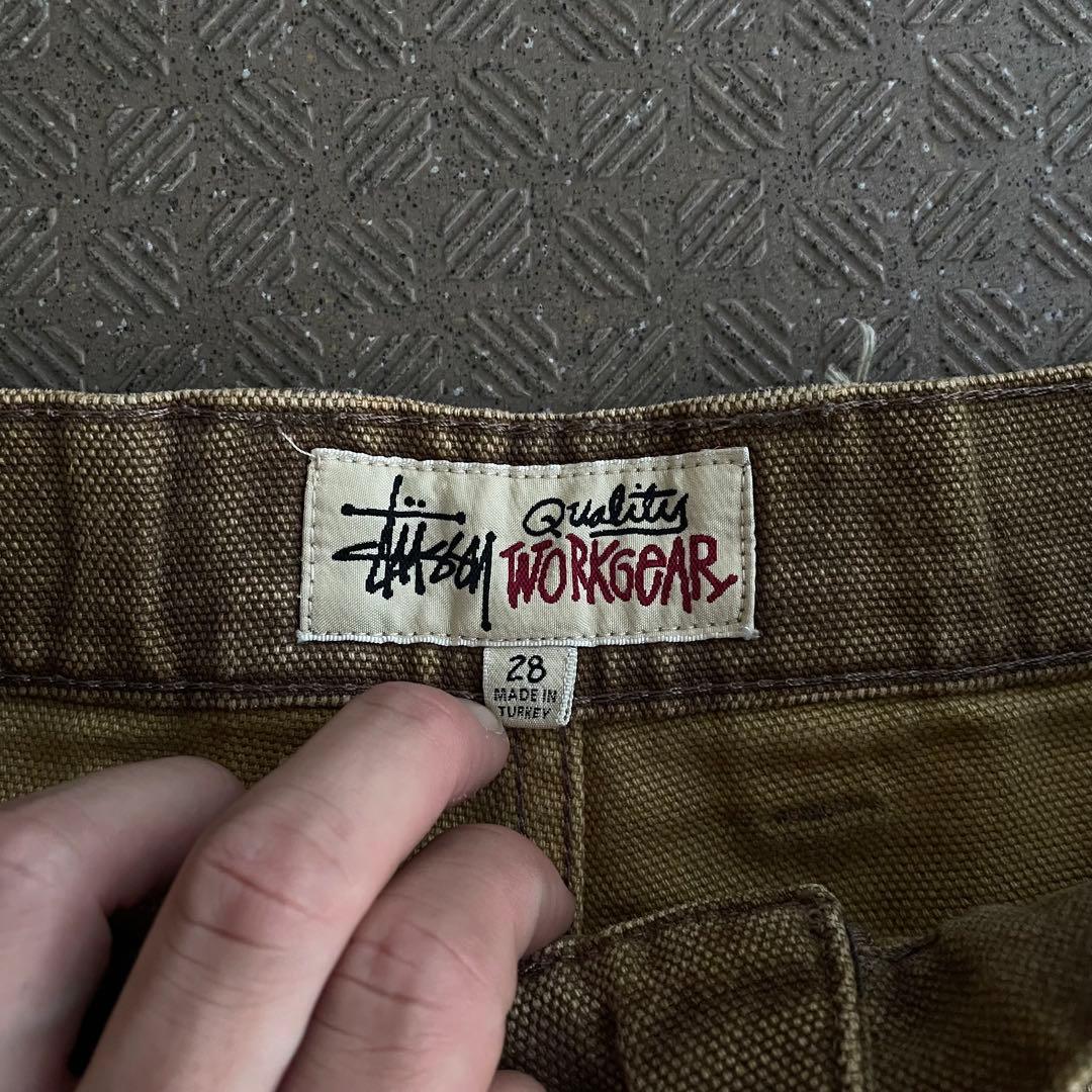 パンツ stussy floral dye work pants size28