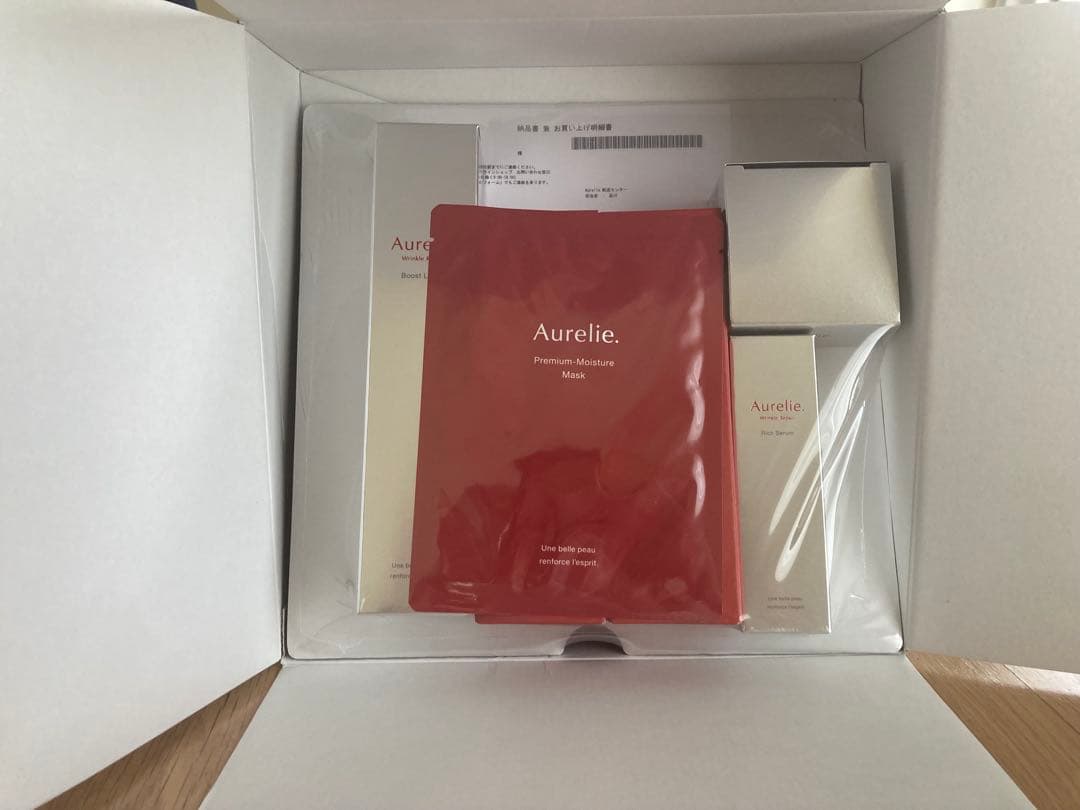 新品未使用 Aurelie オレリープレミアムエイジングケア5点セット