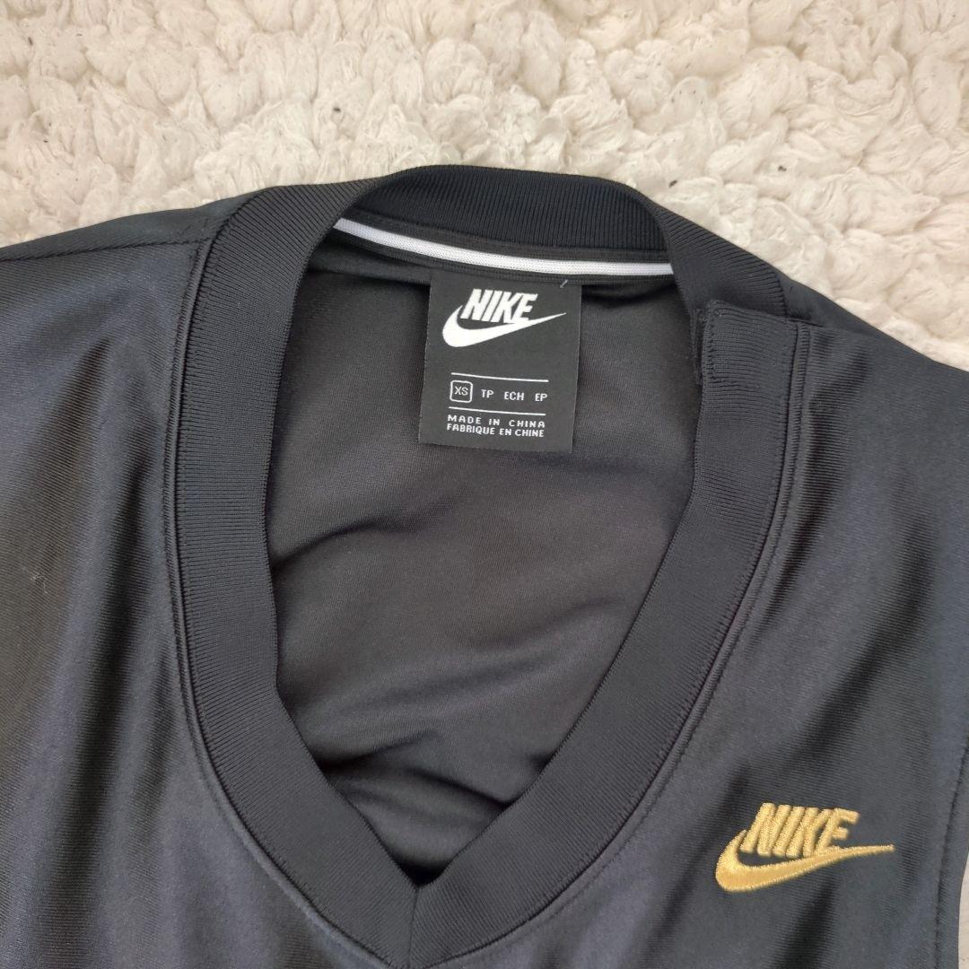 美品 ナイキ ジャンプスーツ オールインワン ブラック ゴールド XS