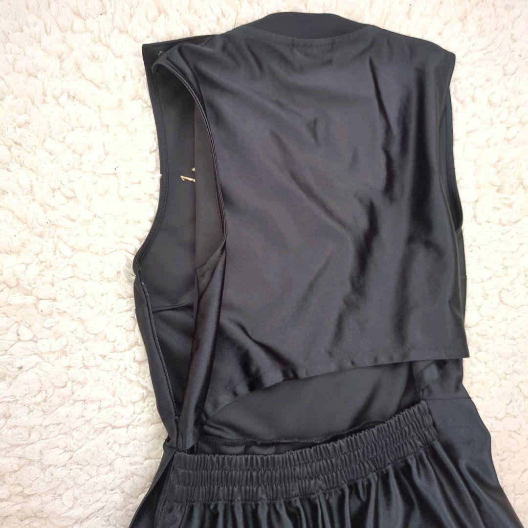 美品 ナイキ ジャンプスーツ オールインワン ブラック ゴールド XS