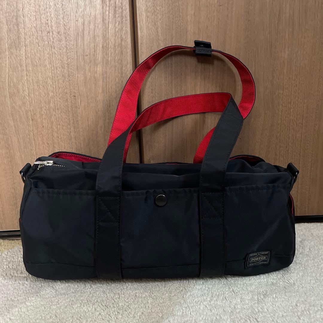 ポーター　エルファイン　ドラムバッグ　ミニボストン