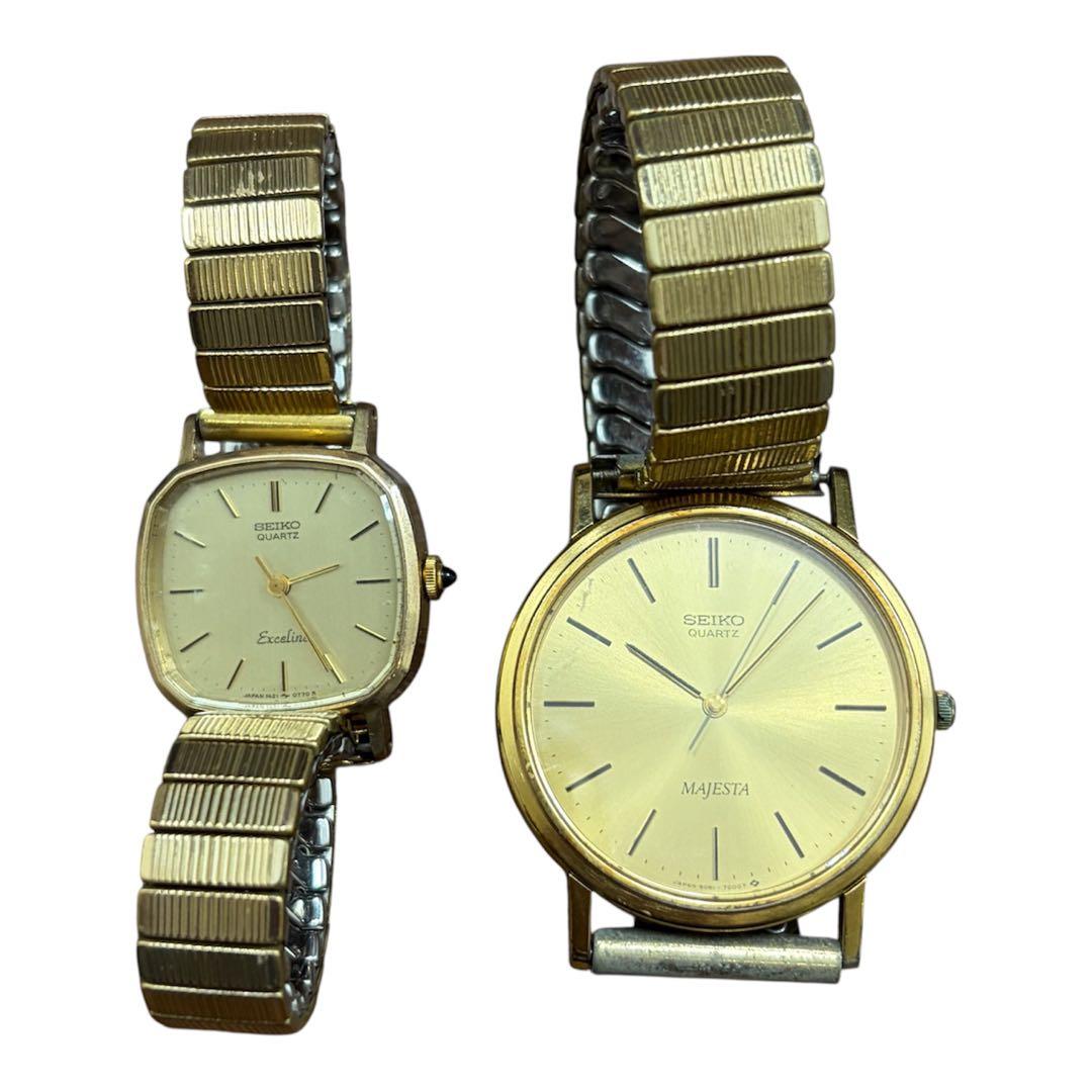 【ペア】SEIKO MAJESTA セイコー マジェスタ 腕時計 ゴールド