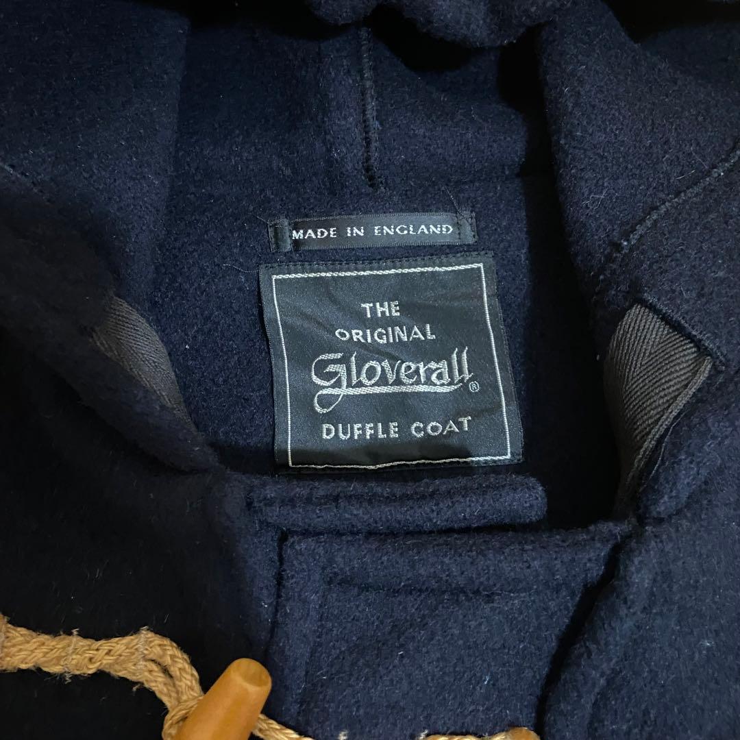 美品　イングランド製　グローバーオール gloverall ダッフルコート紺