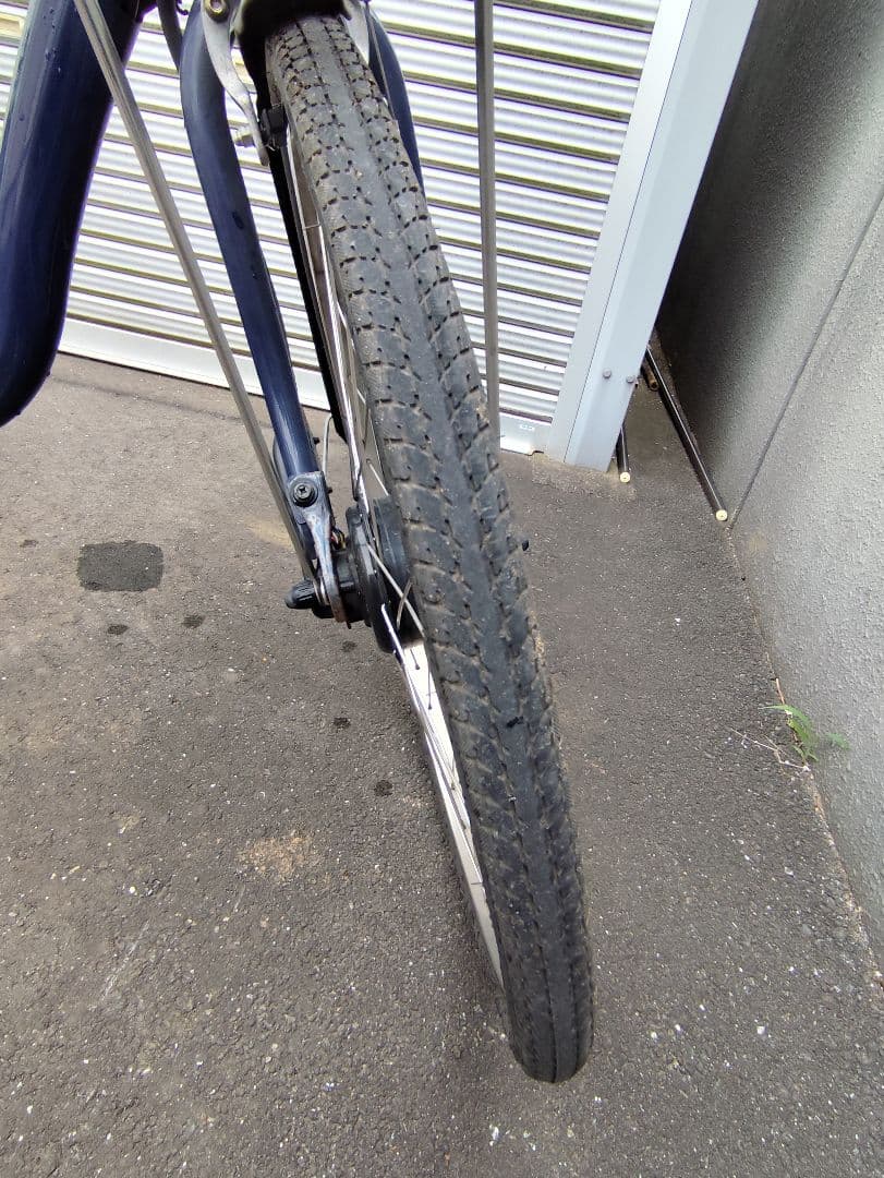 ブリヂストン　フロンティア　ベルト駆動チェーン交換不要　電動アシスト自転車